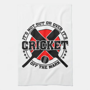 Cricketer's Off The Mark Cricket Kitchen Towel