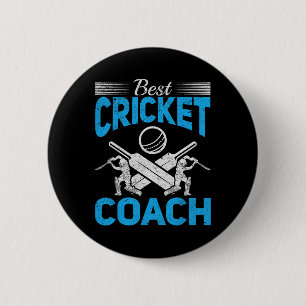 Cricketing Cricket - Best Cricket Coach 2 Inch Round Button
