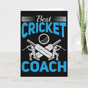 Cricketing Cricket - Best Cricket Coach Card