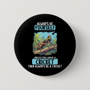 Crickets Animal Cricket 3 2 Inch Round Button