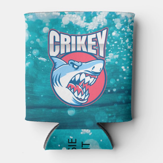 Crickey,  Aussie Spirit, Croc Can Cooler (Front)