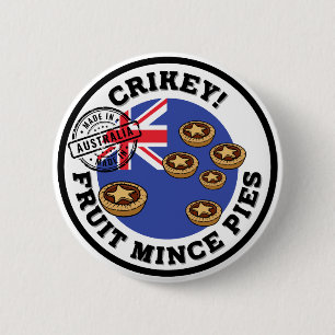 Crikey! - (Stellar) Fruit Mince Pies 2 Inch Round Button