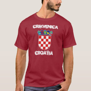 Crikvenica, Croatia with coat of arms T-Shirt