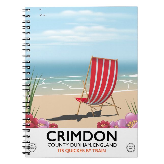 Crimdon ,County Durham, England. Notebook (Front)