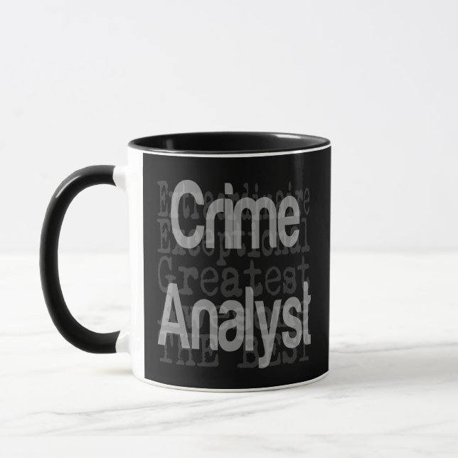 Crime Analyst Extraordinaire Mug (Left)