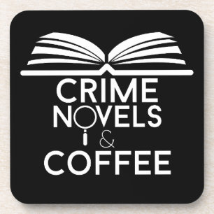 Crime Novels and Coffee Coaster