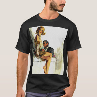 Crime Partners Vintage Pulp Magazine Cover Art T-Shirt