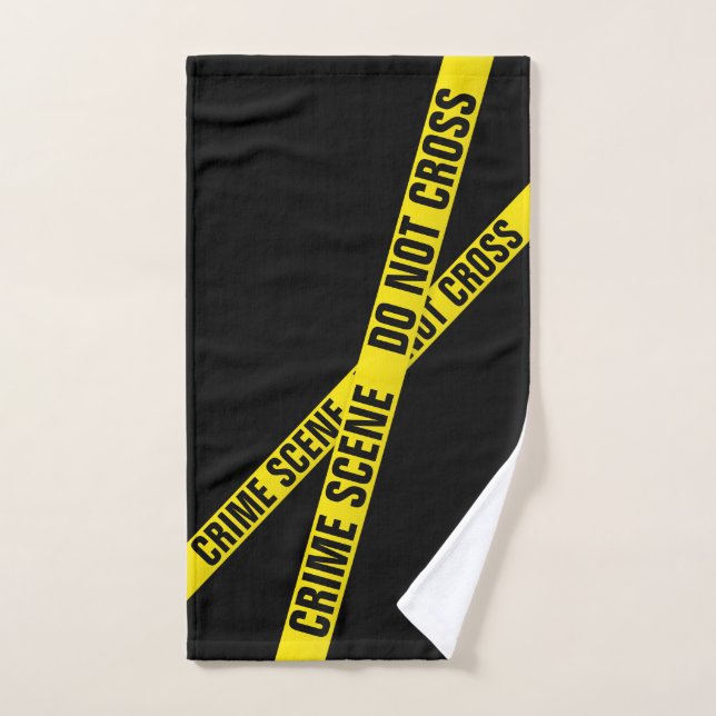 Crime scene bath towel set (Hand Towel)