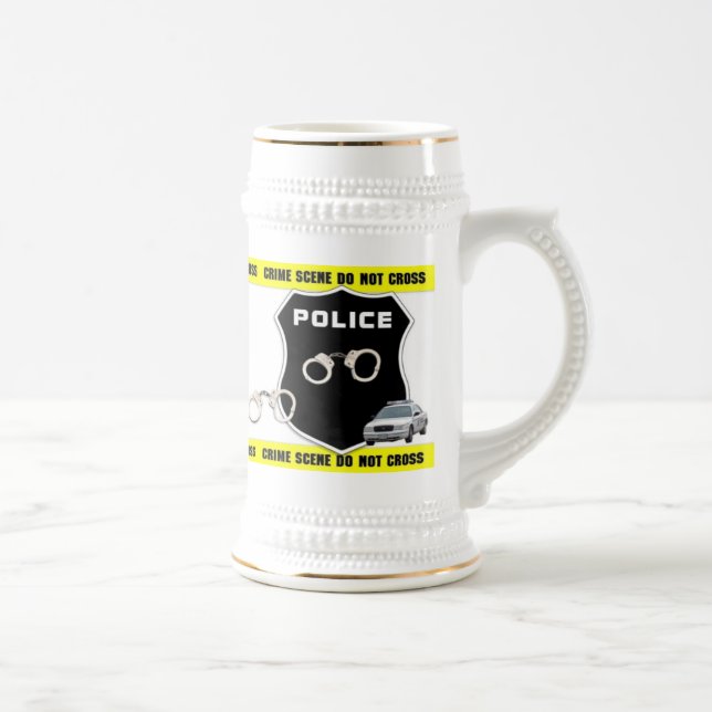 Crime Scene Beer Stein (Right)