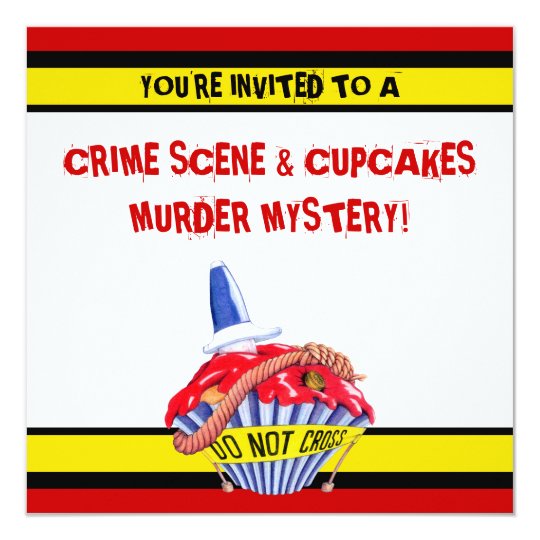 Crime Scene Party Invitations 10