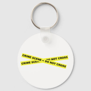 Crime Scene - Do Not Cross Keychain
