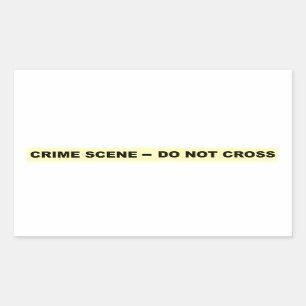 Crime Scene - Do Not Cross Sticker