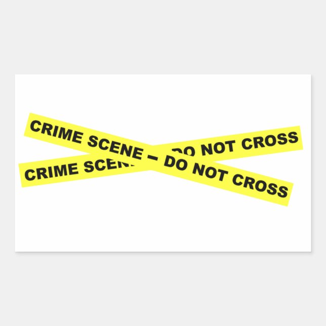 Crime Scene - Do Not Cross Sticker (Front)