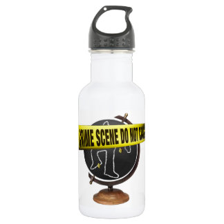 "Crime Scene" Eco-Art Water Bottle
