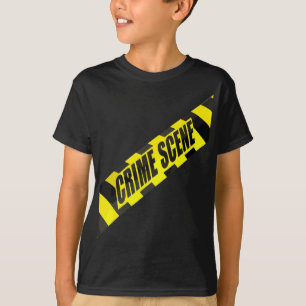 Crime Scene Forensic Tape Police Science Investiga T-Shirt