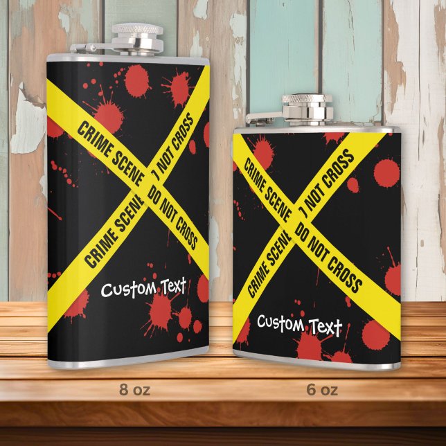 Crime Scene Hip Flask (Creator Uploaded)