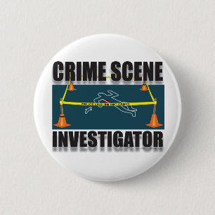 CRIME SCENE INVESTIGATOR 2 INCH ROUND BUTTON