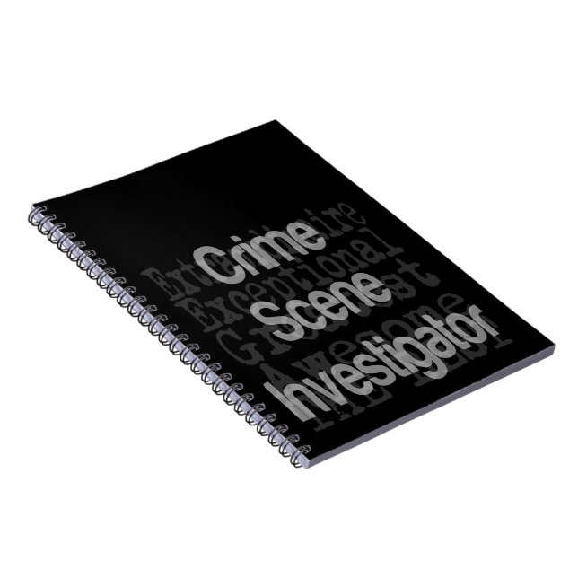 Crime Scene Investigator Extraordinaire Notebook (Right Side)
