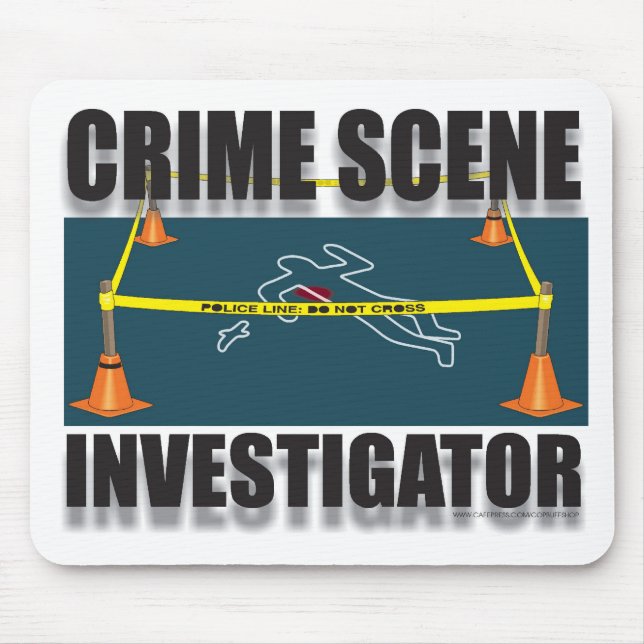 CRIME SCENE INVESTIGATOR MOUSE PAD (Front)