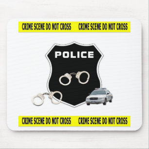 Crime Scene Mouse Pad