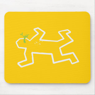 Crime Scene Mouse Pad