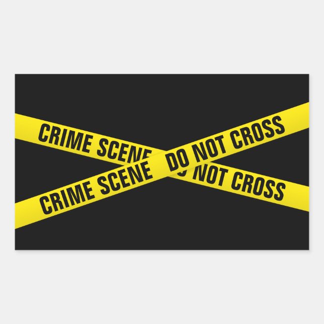Crime scene sticker (Front)