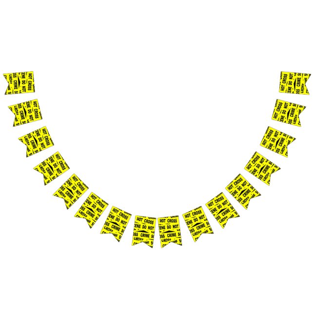 Crime Scene Tape Bunting Flags (All)