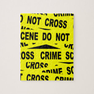 Crime Scene Tape Jigsaw Puzzle