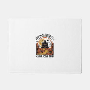 Crime Scene Technician Shirt Funny Halloween Haunt Doormat