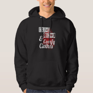 Crime Shows And Comfy Clothes True Crime Podcast Hoodie