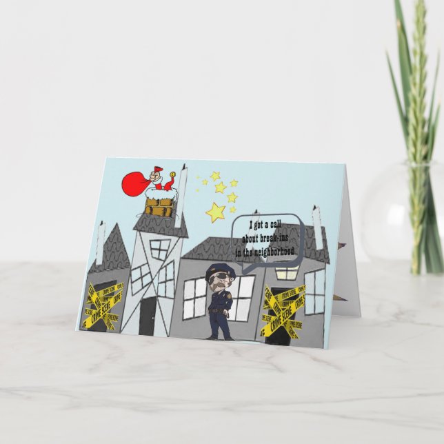 Crime solvers holiday card (Front)