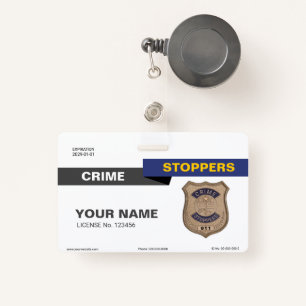 Crime Stoppers Badge