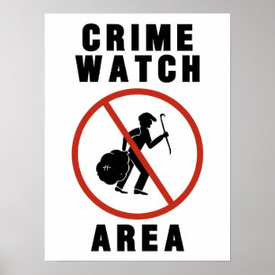 Crime Watch Area Sign