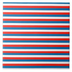 crimea faroe Wichita flag stripes red white blue p Tile