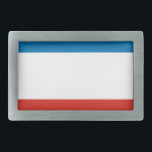 Crimea Flag Belt Buckle<br><div class="desc">Patriotic flag of Crimea.</div>