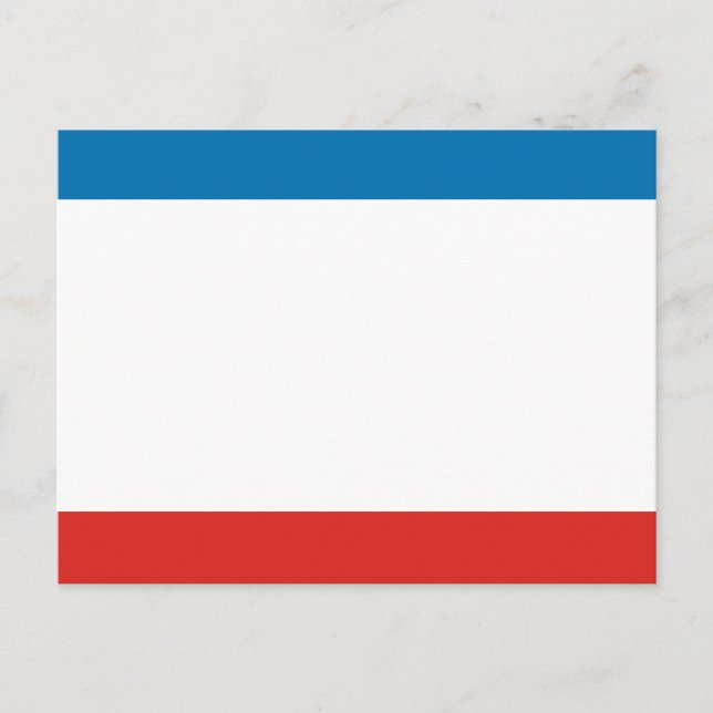 Crimea Flag Postcard (Front)