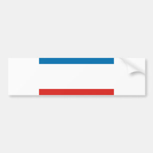 crimea republic flag ukraine province region bumper sticker