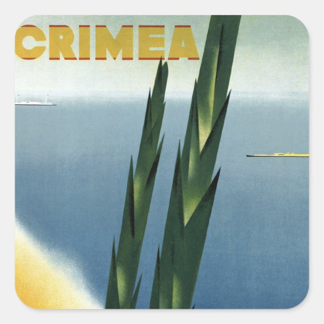 Crimea Square Sticker (Front)