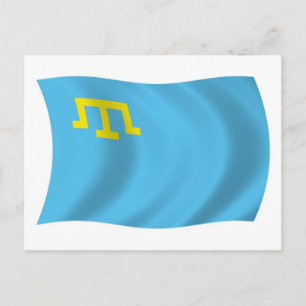 Crimean Tatars Flag Postcard
