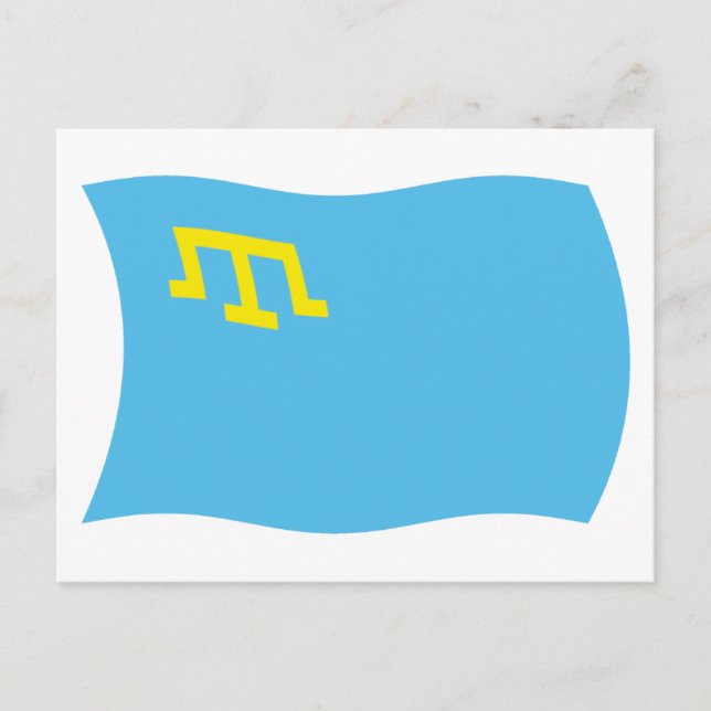 Crimean Tatars Flag Postcard (Front)