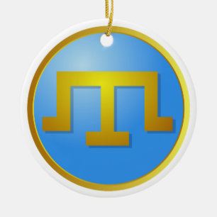 Crimean Tatars' Tamga Ceramic Ornament