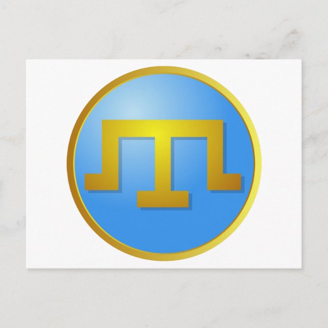 Crimean Tatars' Tamga Postcard (Front)