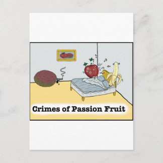 Crimes of Passion Fruit Zazzle Postcard