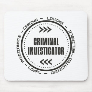 Criminal Investigator Mouse Pad