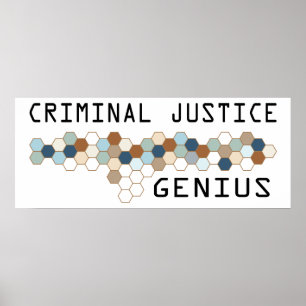 Criminal Justice Genius Poster