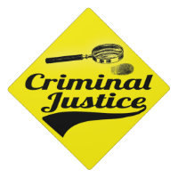 Criminal Justice Graduation Cap Topper