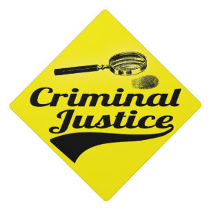 Criminal Justice Graduation Cap Topper