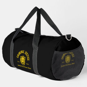 Criminal Justice "Justice will never rest" 2024 Duffle Bag