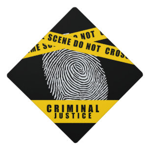 Criminal Justice - Law School Graduation Cap Topper