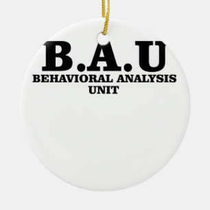 Criminal Minds BAU Behavioural Analysis Unit Ceramic Ornament
